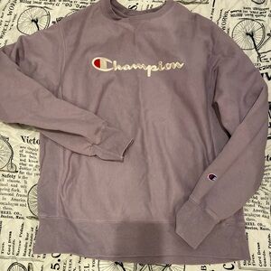 Champion Women’s  Lavender Crewneck Sweater
